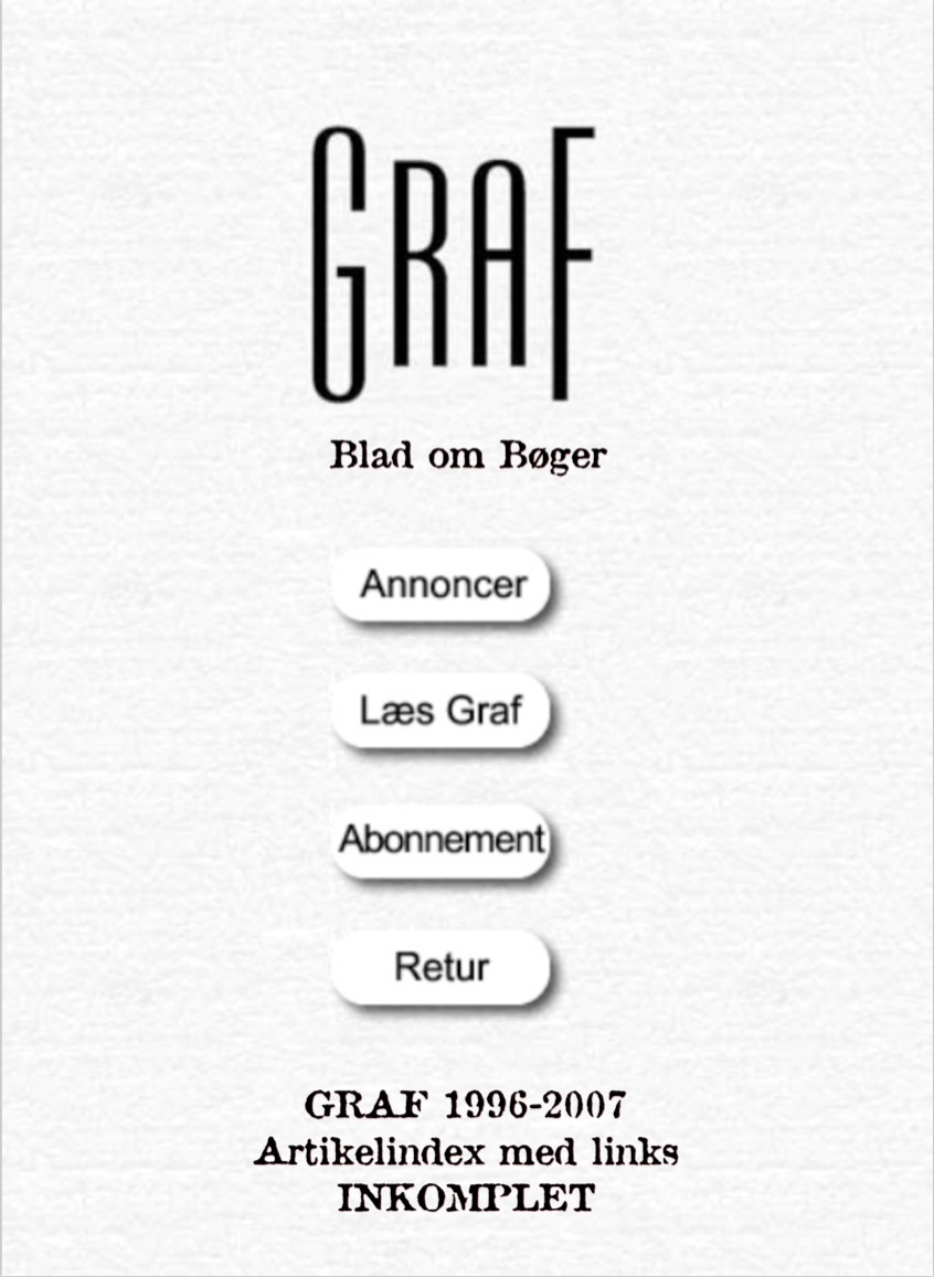 GRAF 1996 – 2007